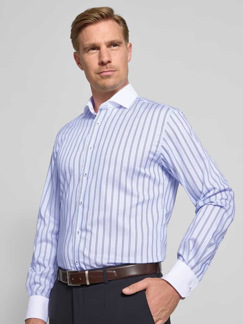 Eterna Modern fit zakelijk overhemd met haaikraag