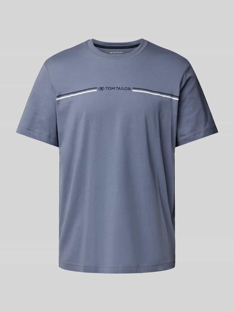Tom Tailor Regular fit T-shirt van puur katoen