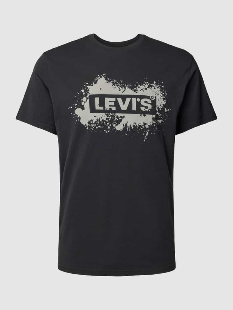 Levi's T-shirt met labelprint model 'RELAXED BABY TAB'