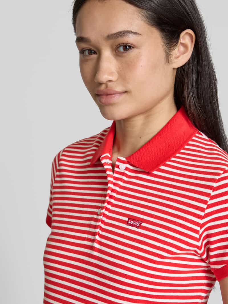 Levi's 300 Poloshirt met labelstitching