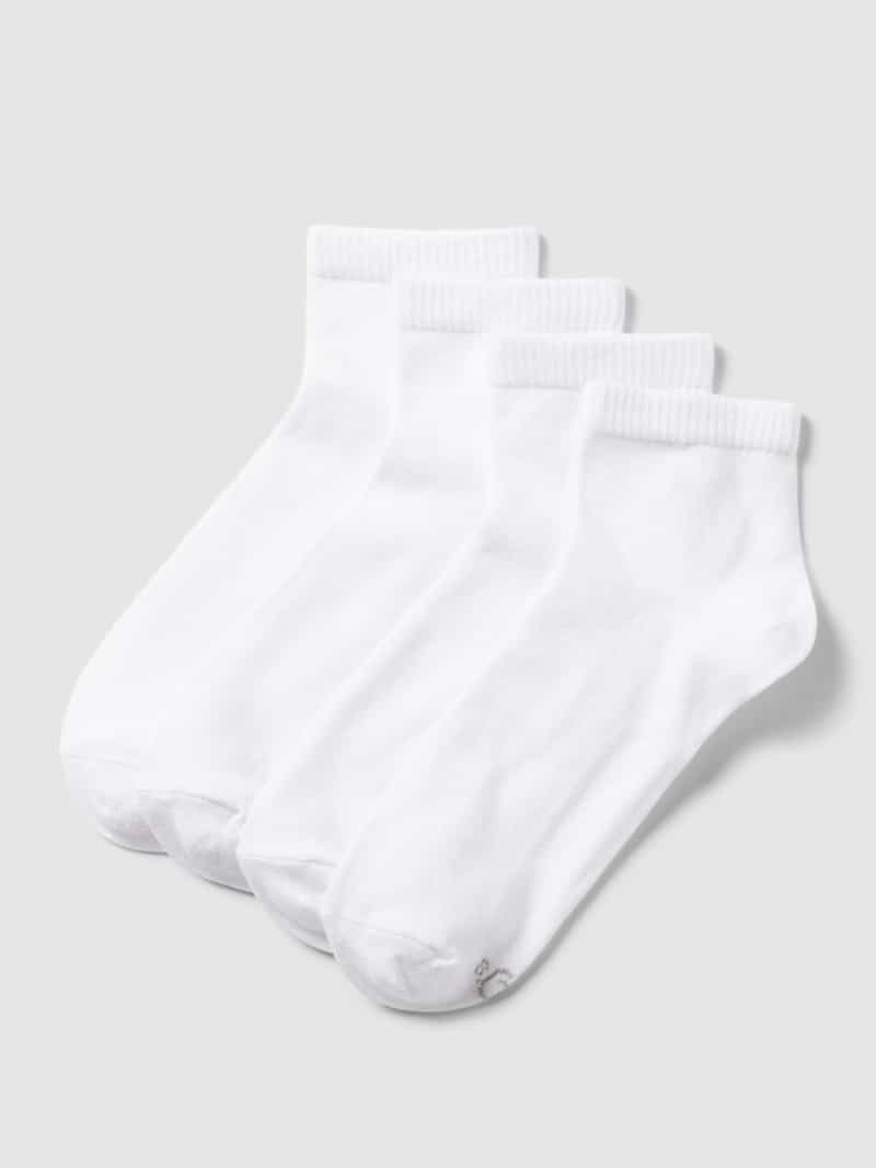 Sokken met labeldetail in een set van  paar, model 'Quarter' s.Oliver RED LABEL