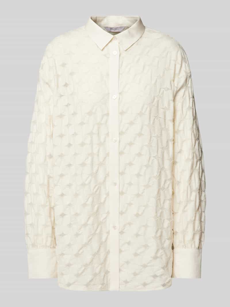 MM Blouse met extra brede schouders model 'UGOLA'