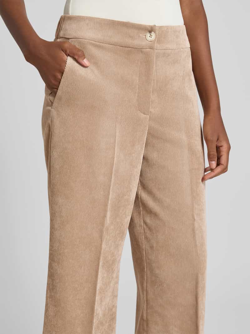 Opus Straight leg broek met steekzakken model 'Misha lane'