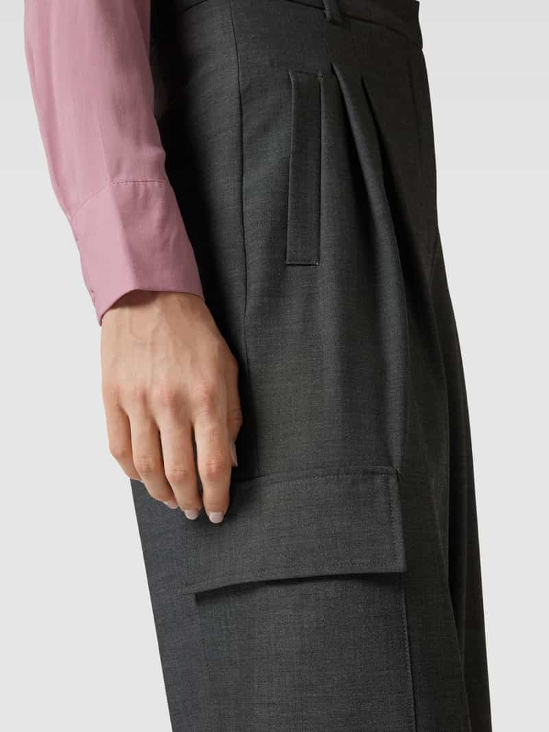 SEDUCTIVE Oversized stoffen broek met opgestikte zakken model 'FRANKIE'