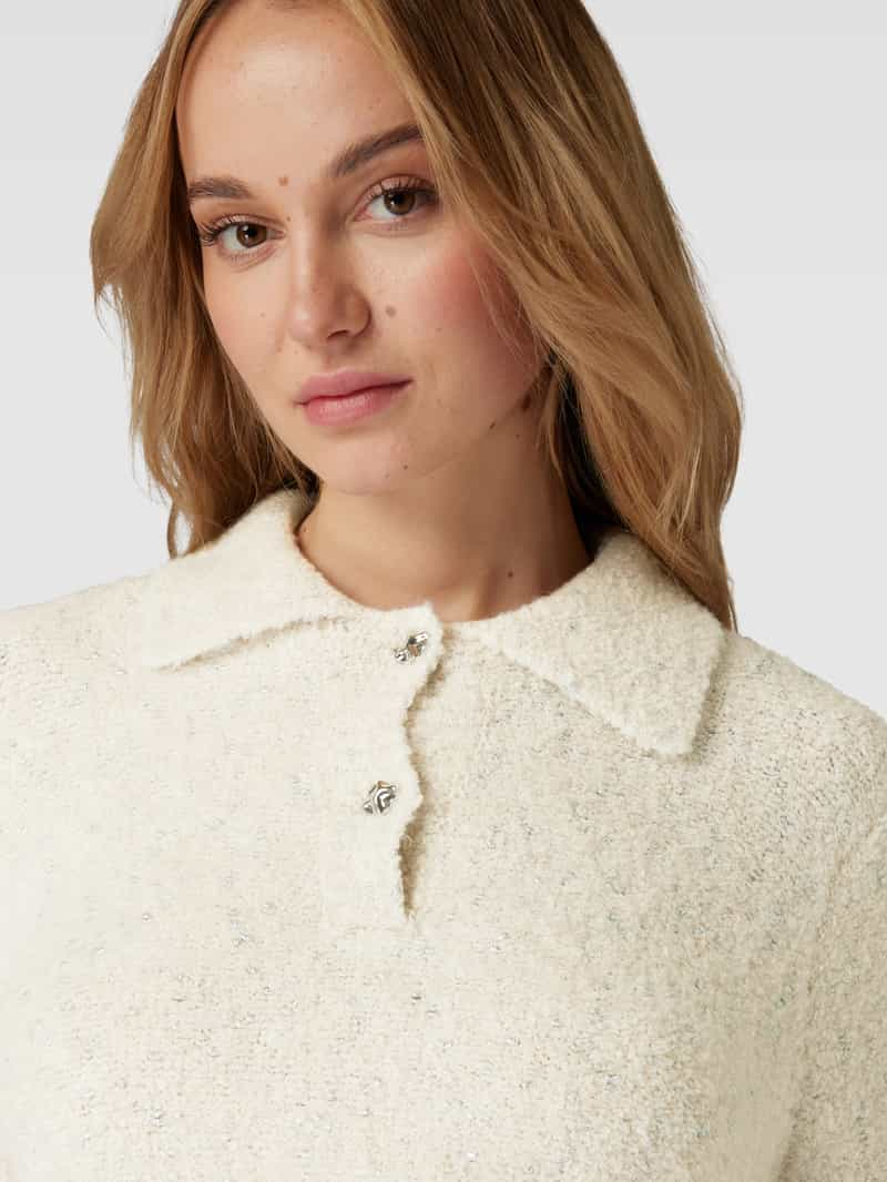 Opus Gebreide pullover met platte kraag model 'Pukle'