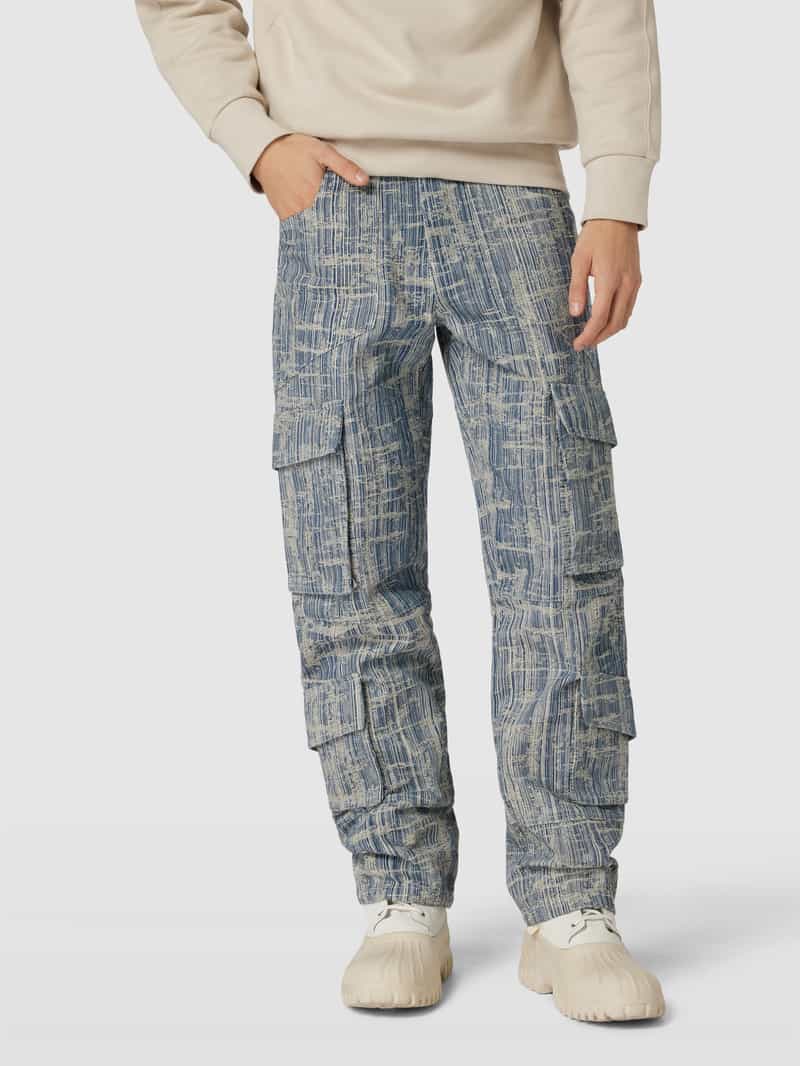 Cargobroek met structuurmotief, model 'ENTITY' Divention