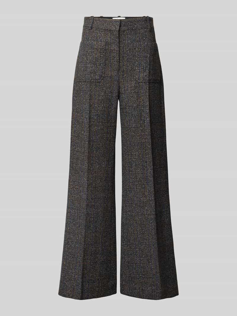 Victoria Beckham High waist zakelijke broek met bandplooien
