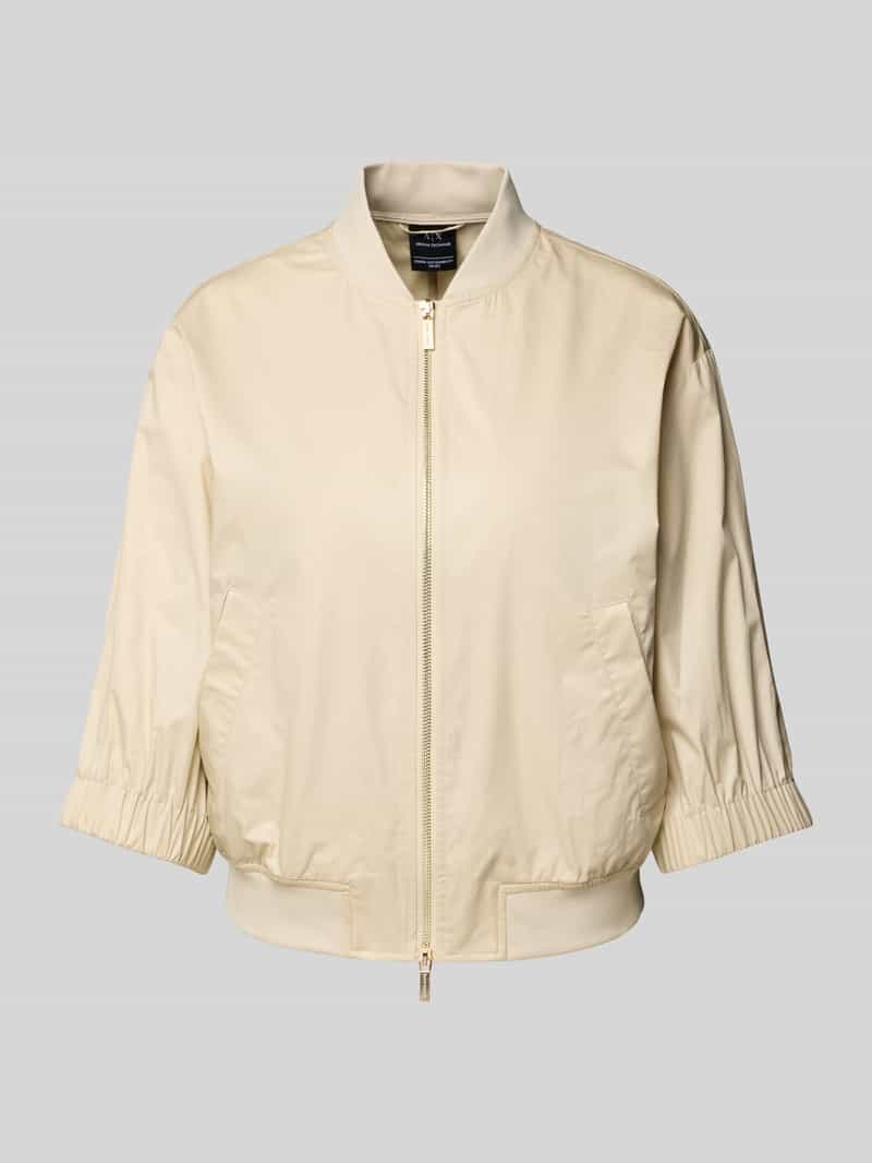 Armani Exchange Blouson met tweewegsritssluiting en opstaande kraag
