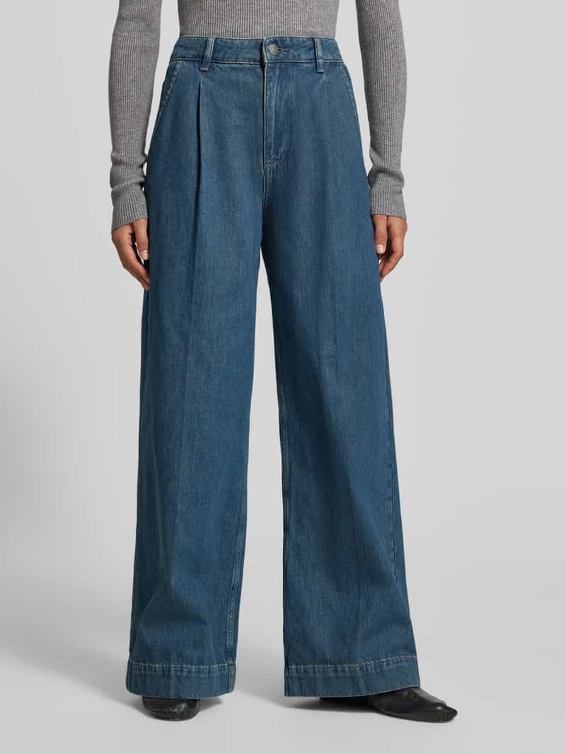 MYON Wide fit Jeans met plooien