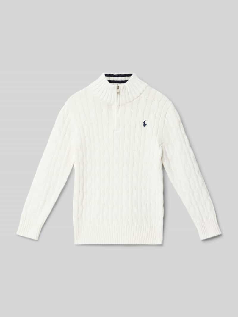 Polo Ralph Lauren Kids Gebreide pullover met ribboorden