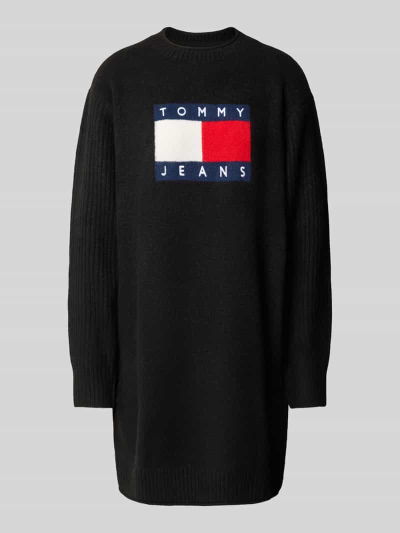 TOMMY JEANS Gebreide jurk TJW FLAG SWEATER DRESS EXT