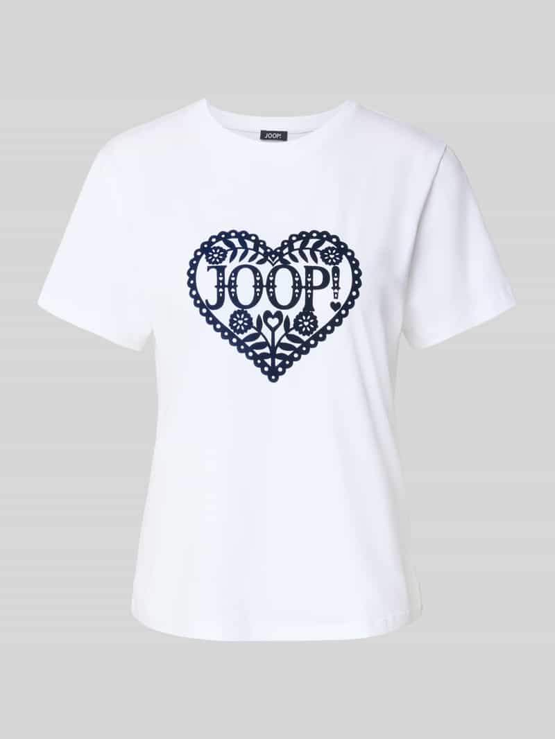 Joop! T-shirt met ronde hals model 'Tita'