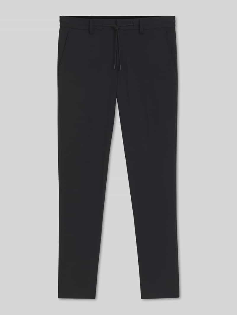 slim fit broek met trekkoord