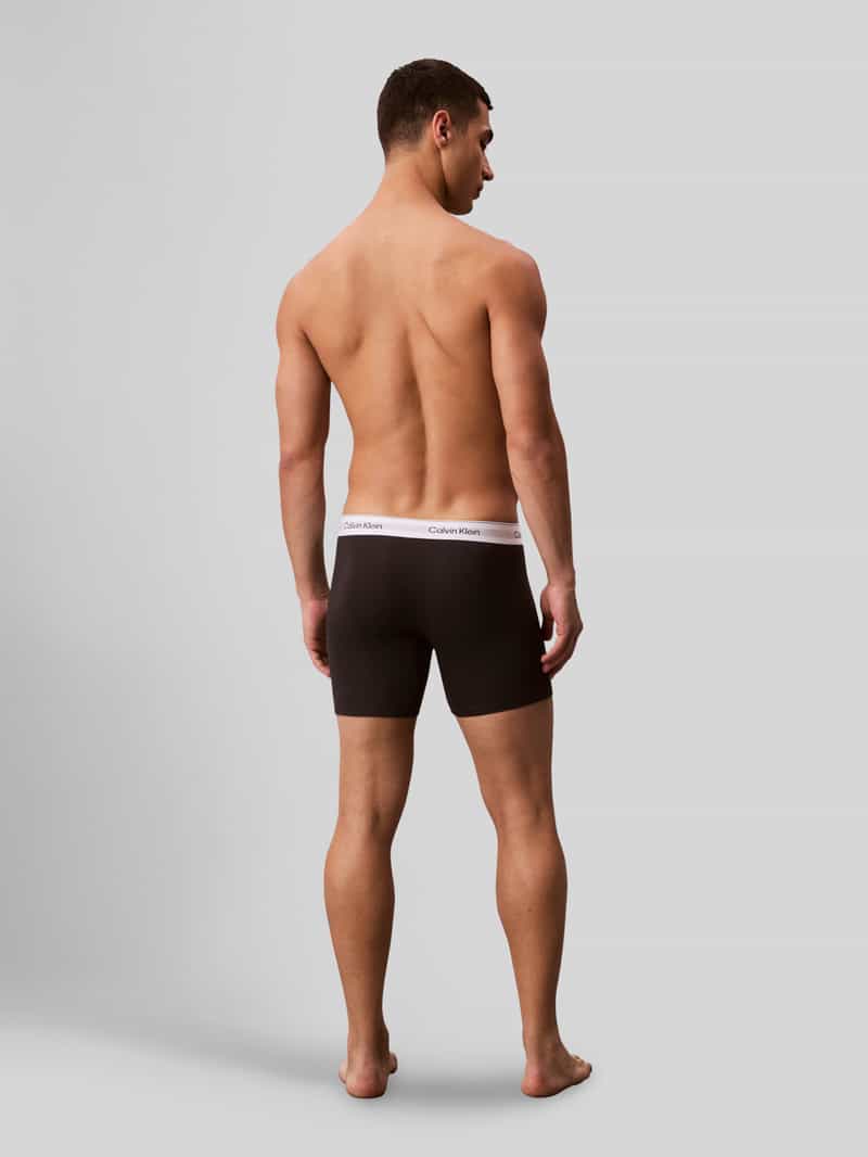Calvin Klein Broek & boxershort met elastische label in band in set van 3 zwart, foto 2