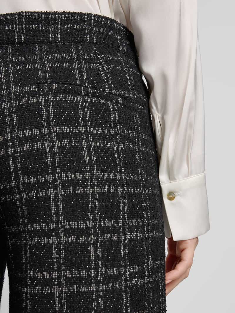 Christian Berg Woman Stoffen broek in bouclélook