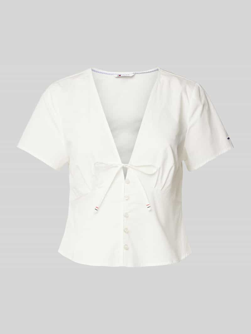 Tommy Jeans Regular fit blouse met knoopsluiting