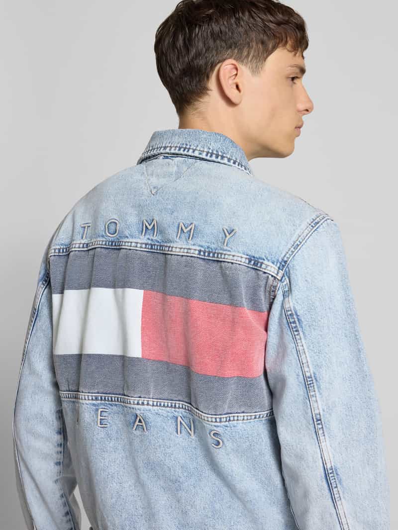 Tommy Jeans Regular fit jeansjack van puur katoen