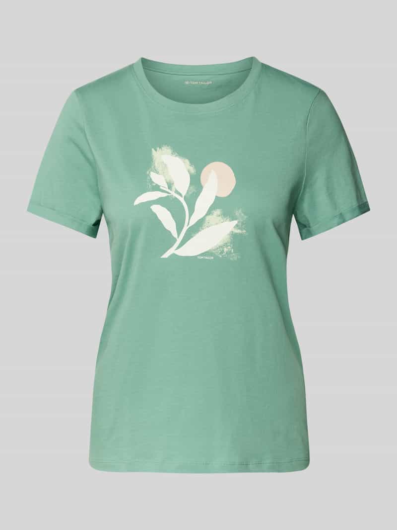 Tom Tailor Regular fit T-shirt van puur katoen