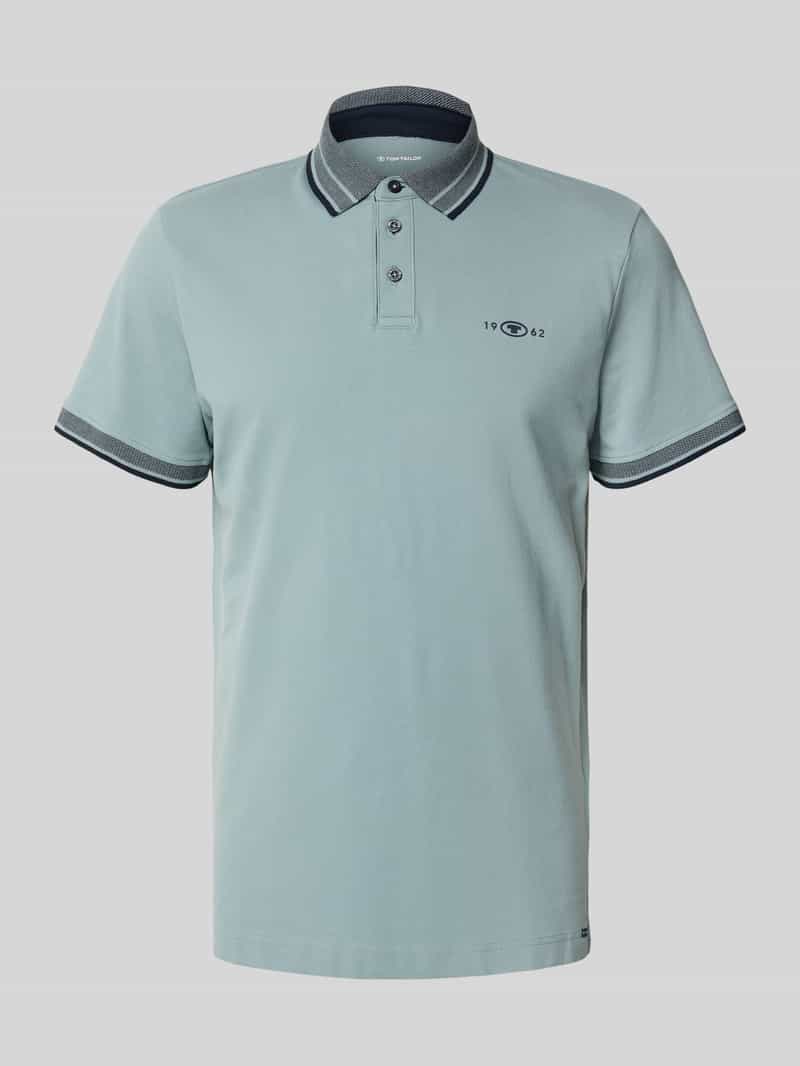 Tom Tailor Regular fit poloshirt met contraststrepen