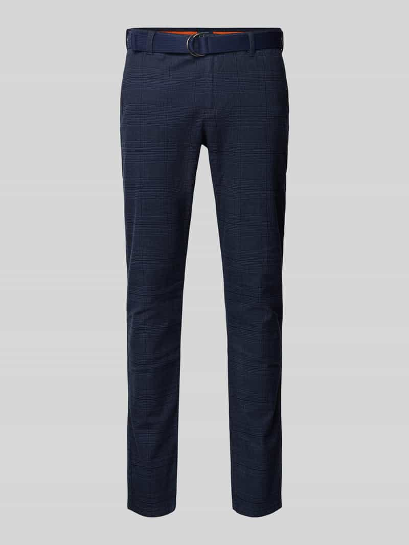 MCNEAL Slim fit broek met riem