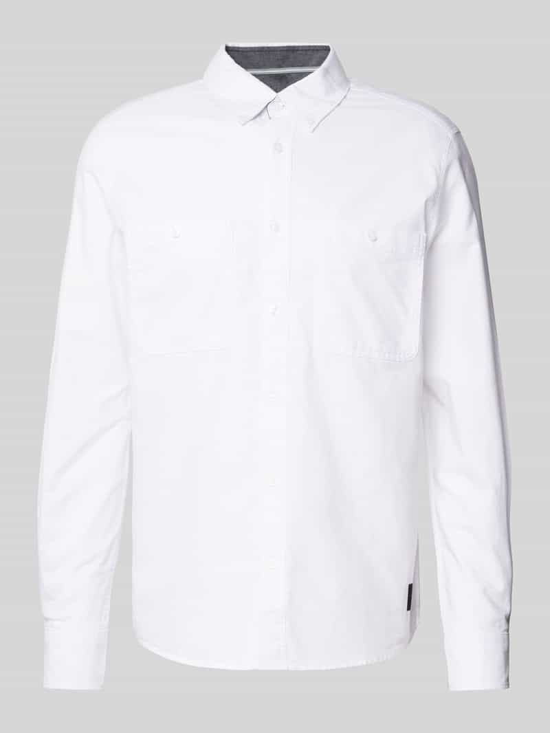 s.Oliver RED LABEL Regular fit vrijetijdsoverhemd van puur katoen