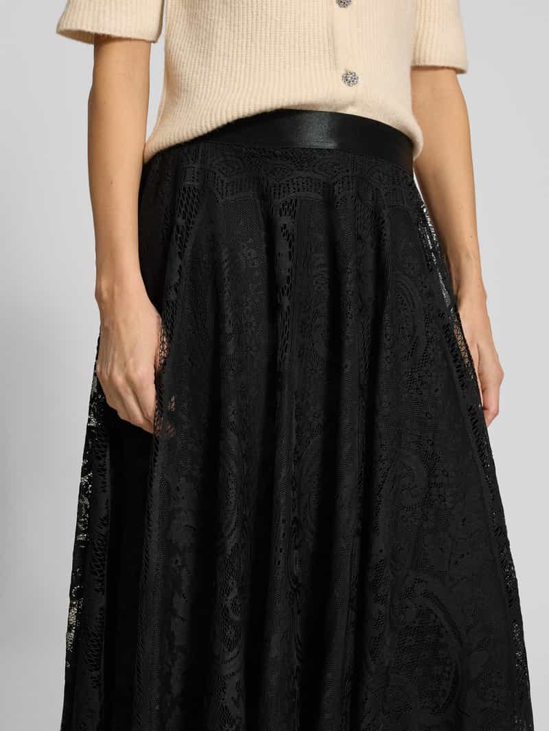 Soyaconcept Midirok van kant met elastische band model 'ARTEMIS'