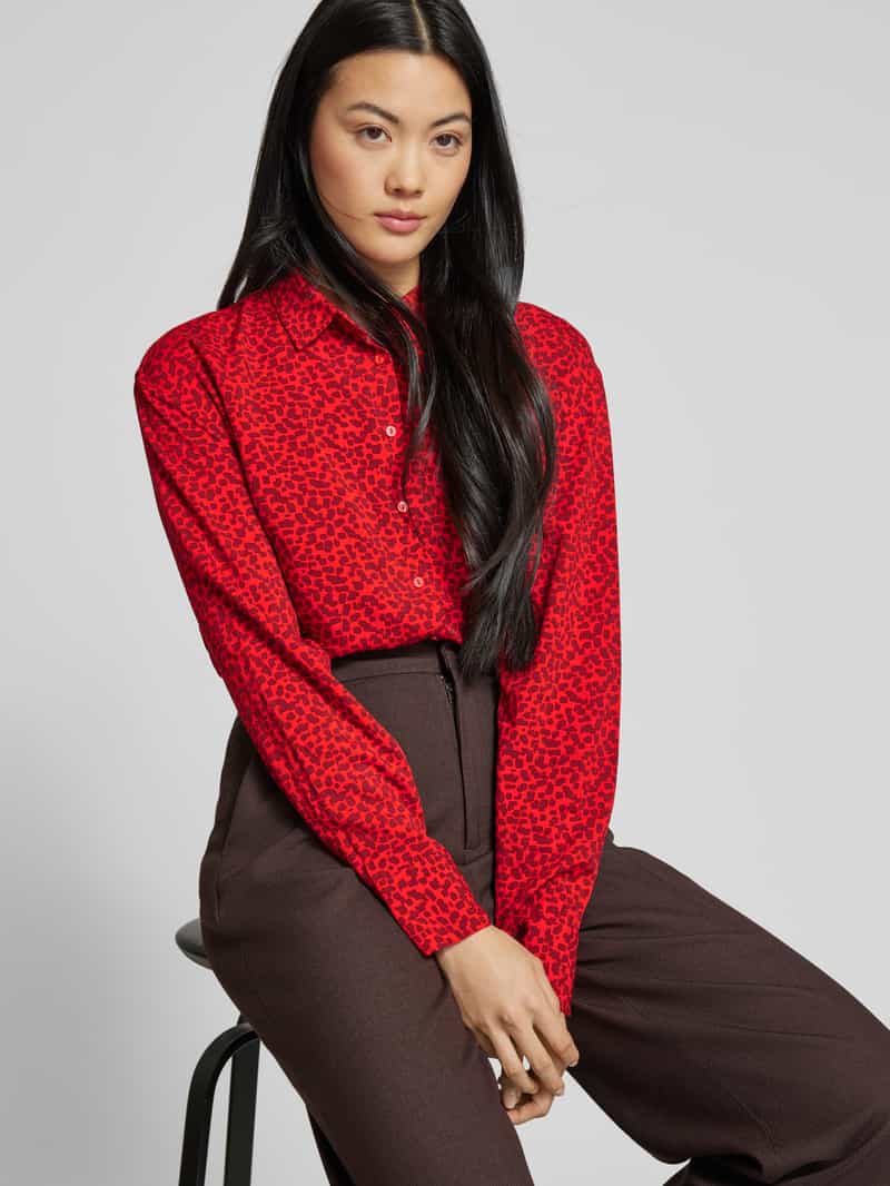Christian Berg Woman Relaxed fit overhemdblouse van pure viscose