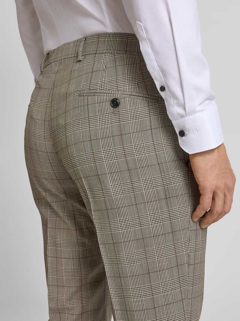 JOOP! Collection Slim fit pantalon met riemlussen model 'Blayr'