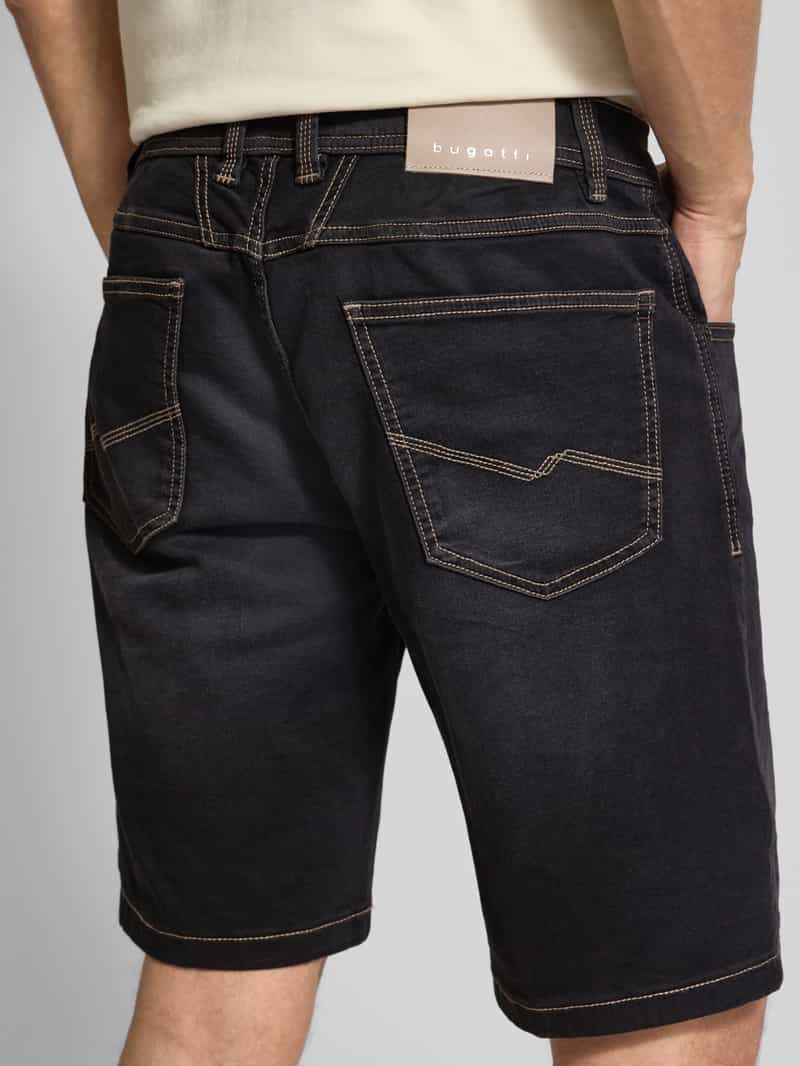 Bugatti Modern fit korte jeans in 5-pocketmodel