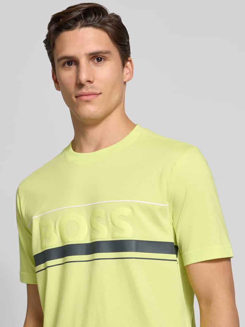 BOSS Green Regular fit T-shirt van puur katoen model 'ICONIC ZONE'