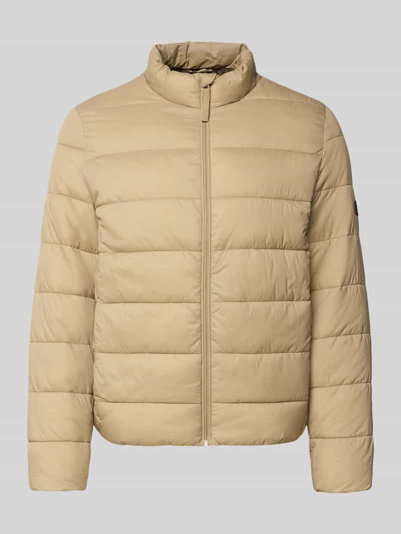 Pepe Jeans Regular fit gewatteerd jack met opstaande kraag