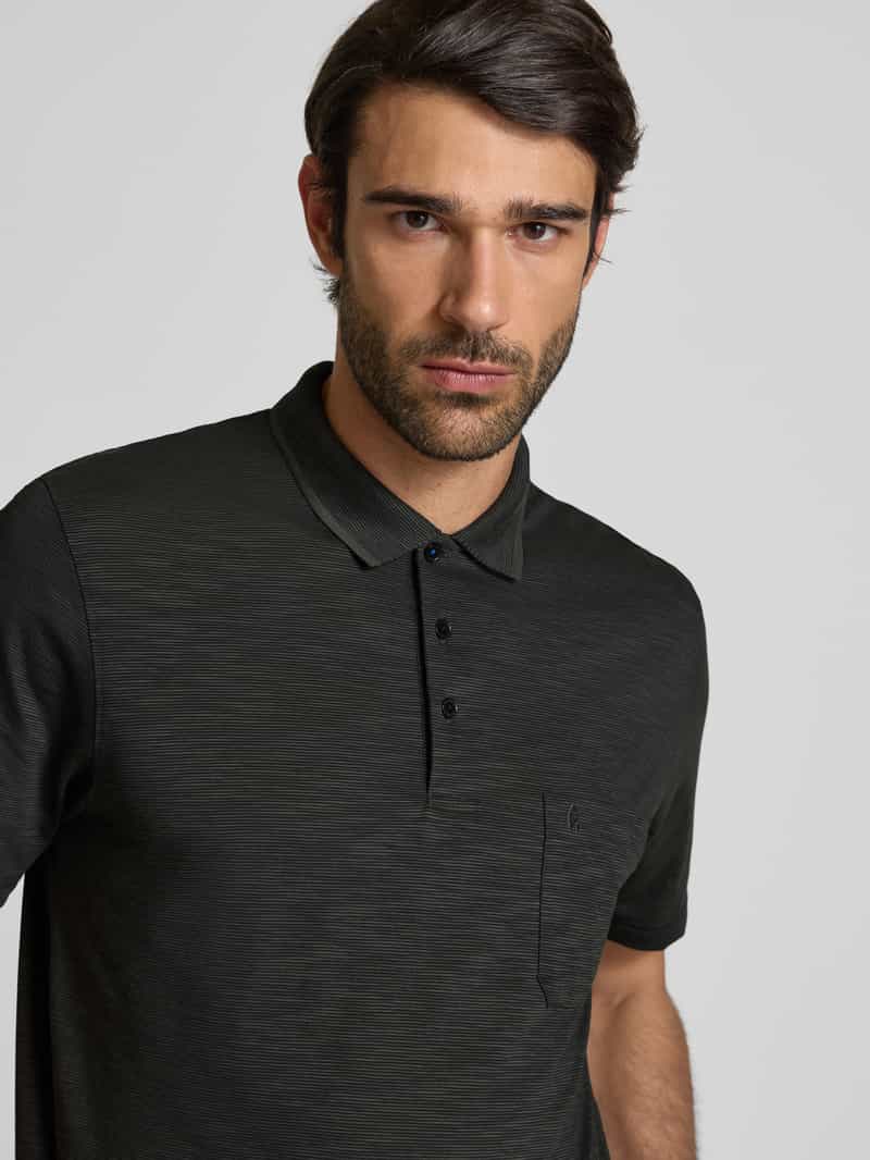 RAGMAN Regular fit poloshirt met borstzak