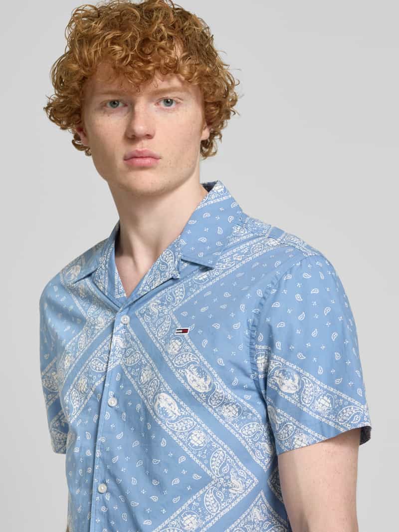 Tommy Jeans Regular fit vrijetijdsoverhemden van puur katoen