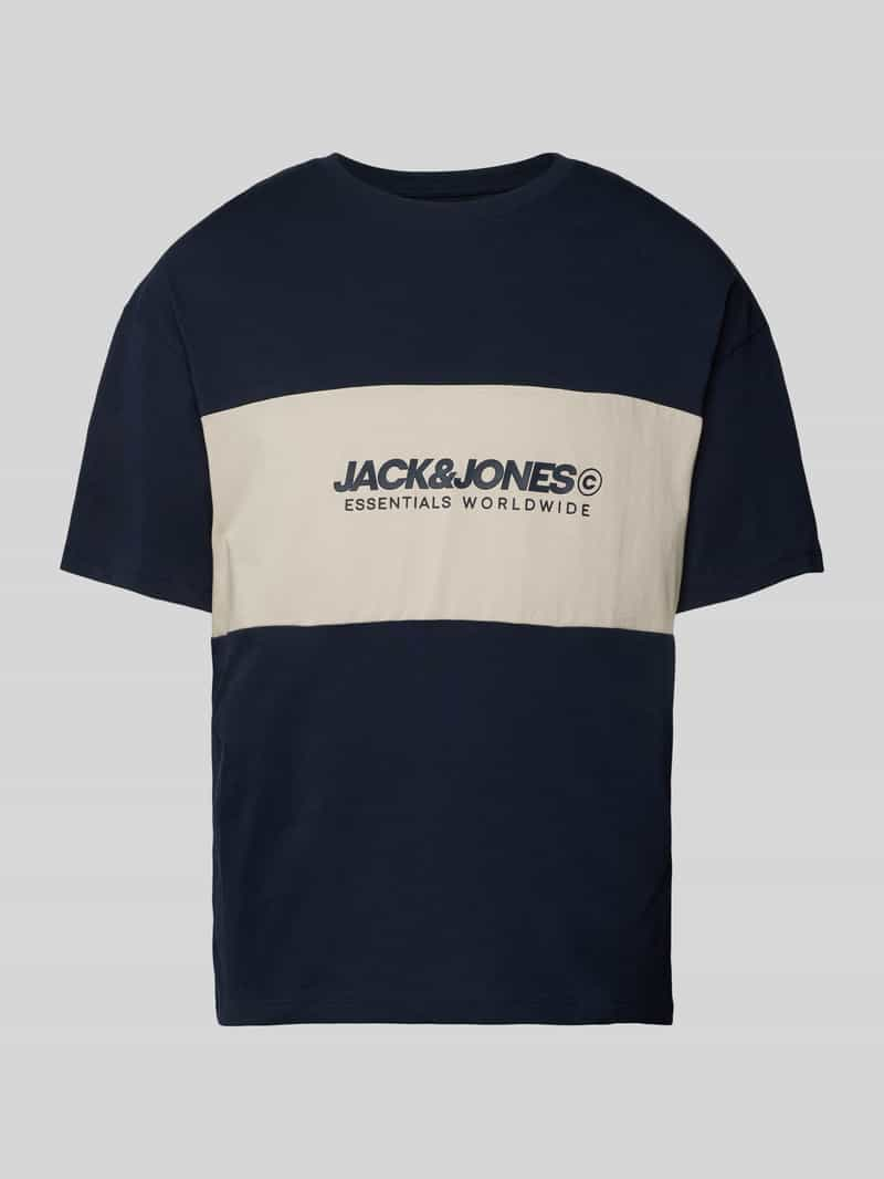 Jack & jones T-shirt met labelprint, model 'LEGACY'