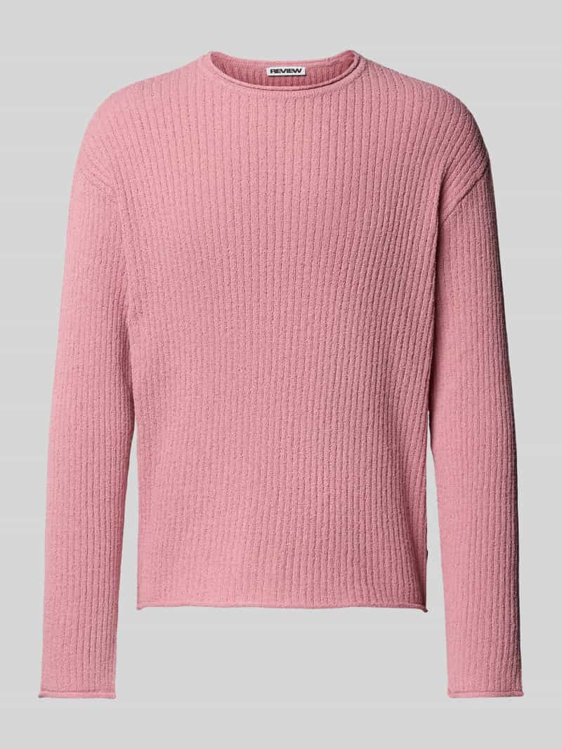 REVIEW Loose fit gebreide pullover met ronde hals