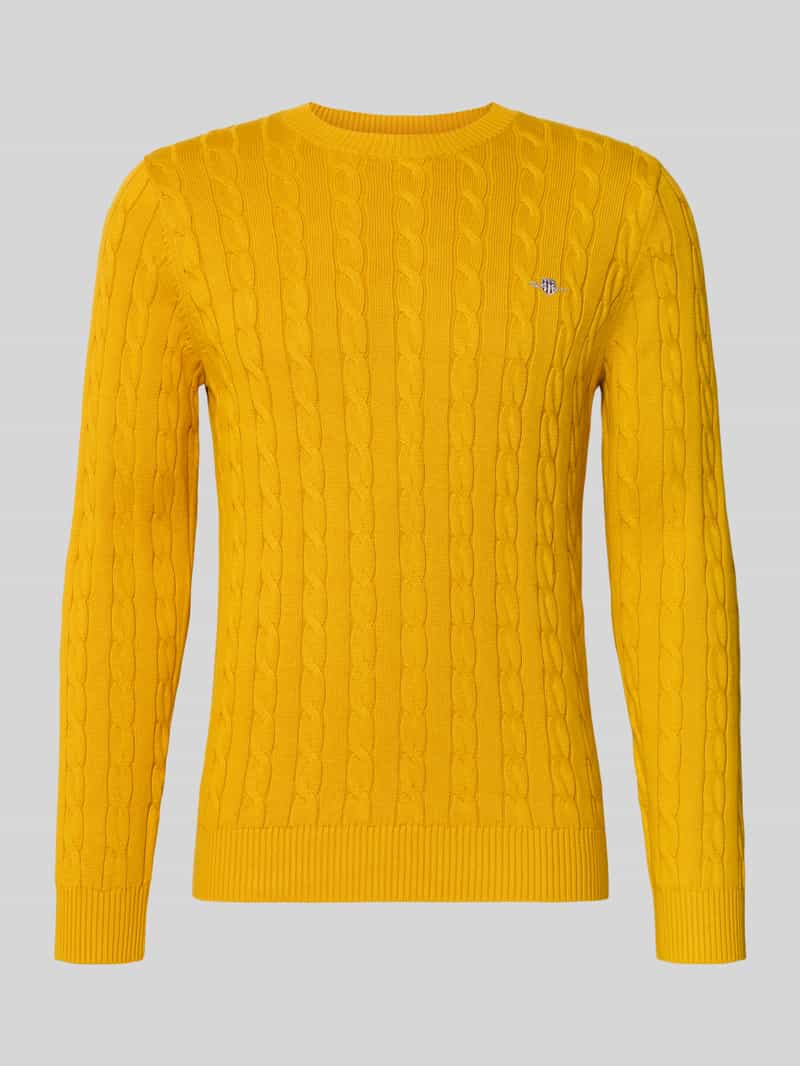 Gant Pullover met geborduurd logo