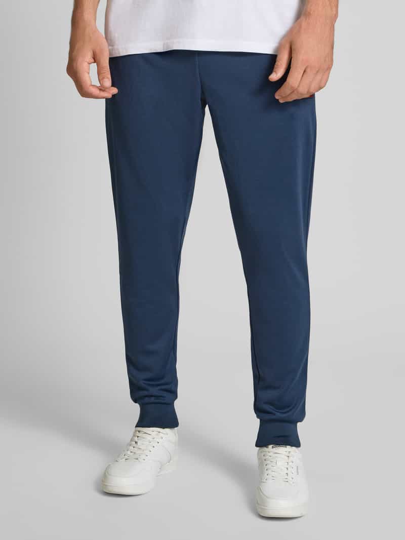Ellesse Sweatpants met elastische band, model 'BERTONI' donkerblauw, foto 3