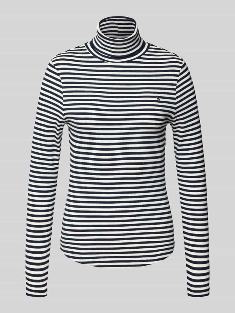Tommy Hilfiger Slim fit shirt met lange mouwen van viscosemix
