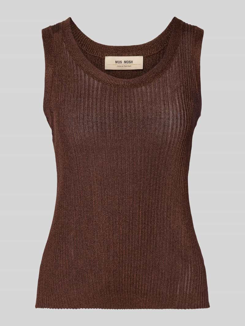 MOS MOSH Tanktop met ronde hals model 'Relena'