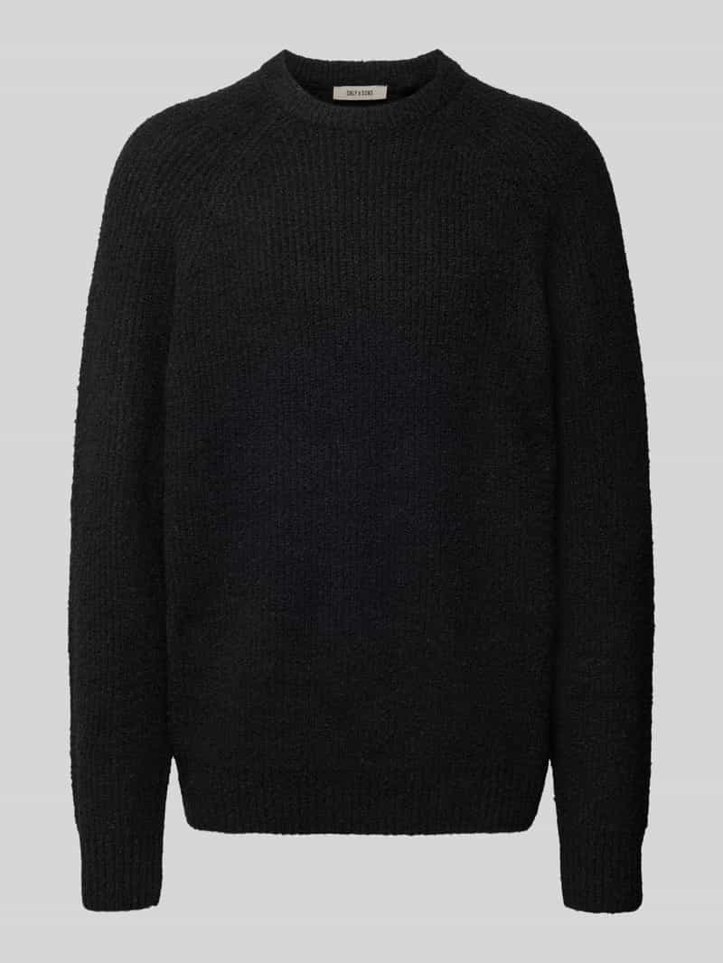 Only & Sons Relaxed fit gebreide pullover van katoenmix model 'DALE LIFE'