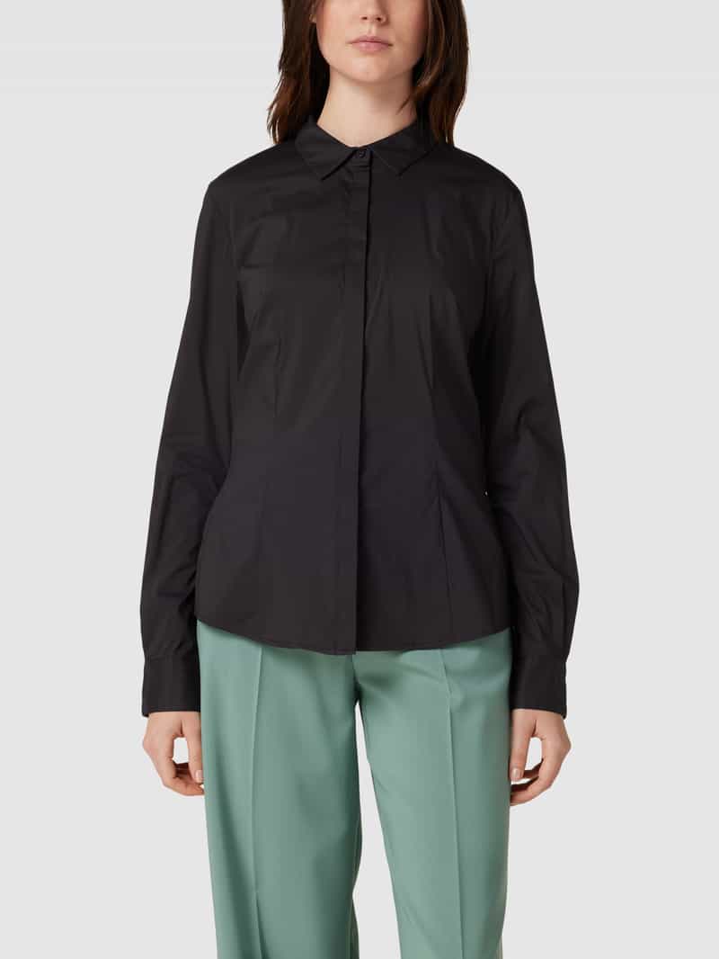 Overhemdblouse met kentkraag Christian Berg Woman Selection