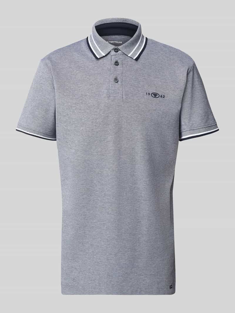 Tom Tailor Regular fit poloshirt met contraststrepen