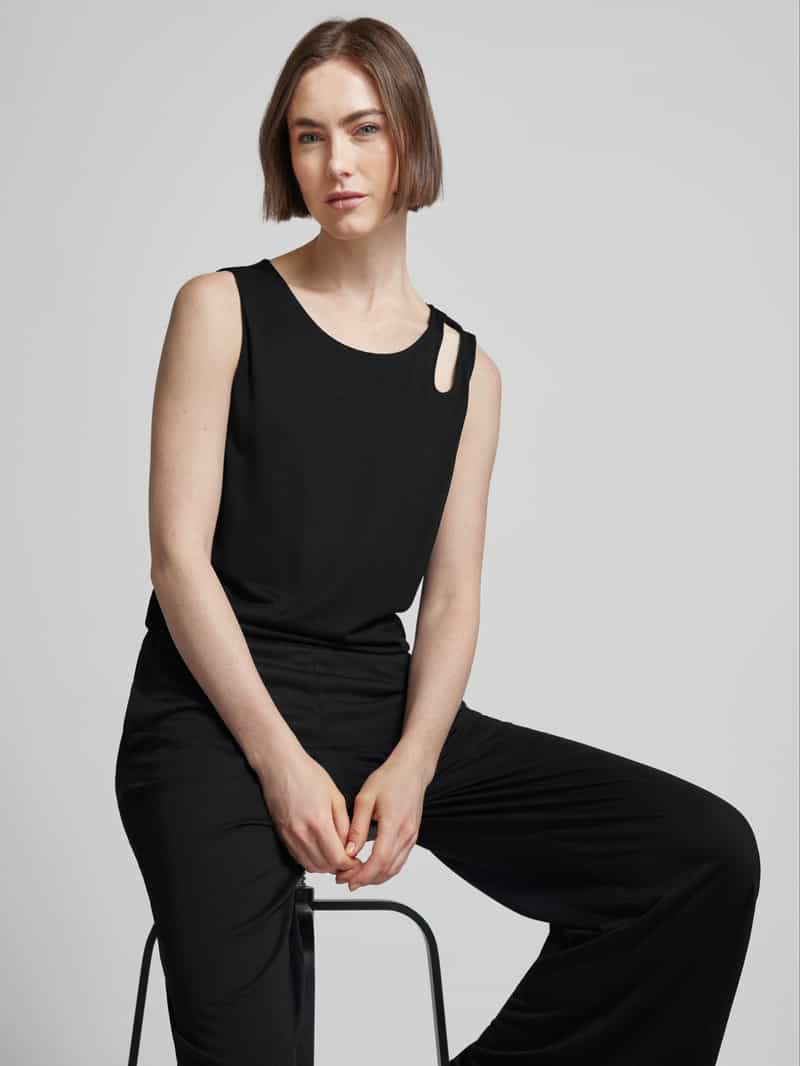 Opus Jumpsuit van viscose met cut-out model 'MELPANI'
