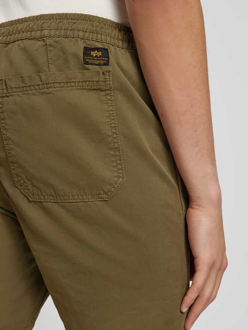 alpha industries Korte broek met elastische band en tunnelkoord