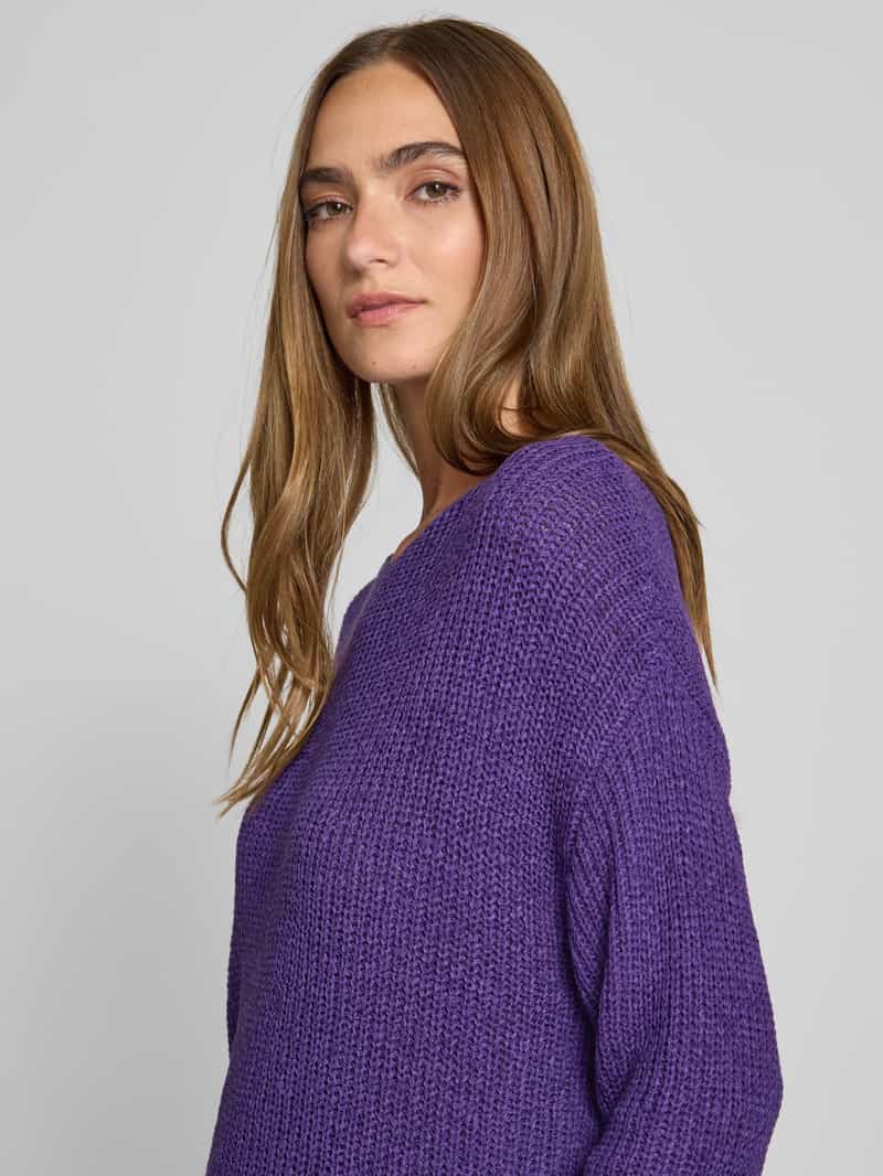 Christian Berg Woman Gebreide pullover met extra brede schouders