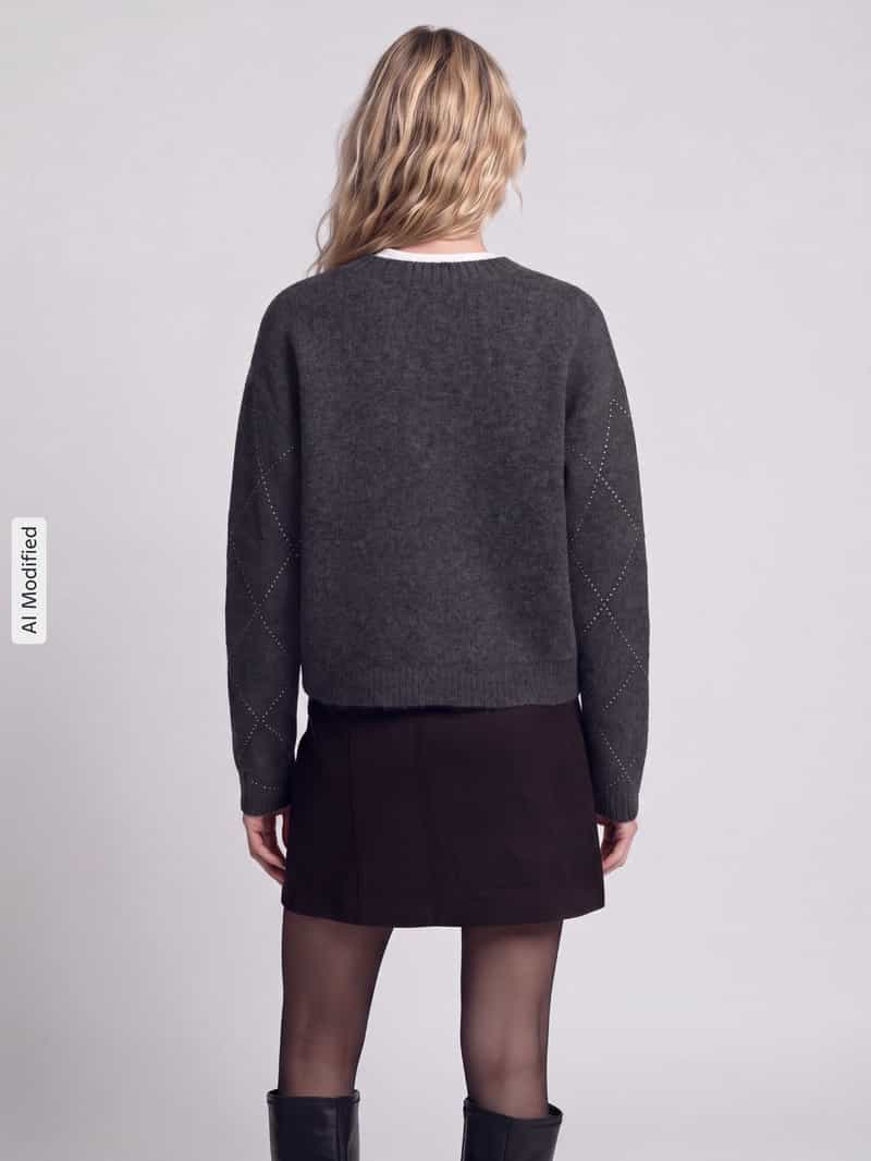 Jake*s Collection cardigan met sierknopen