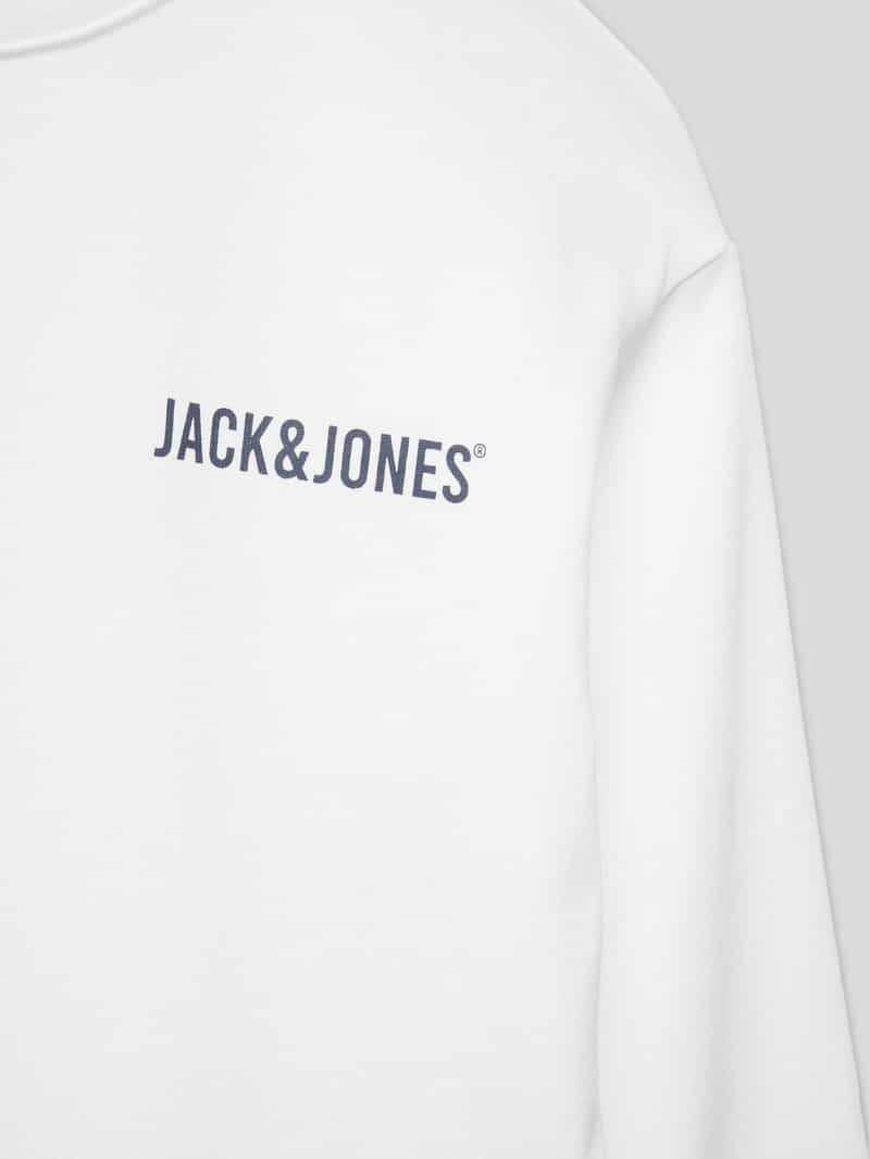 jack & jones Sweatshirt met labelprint