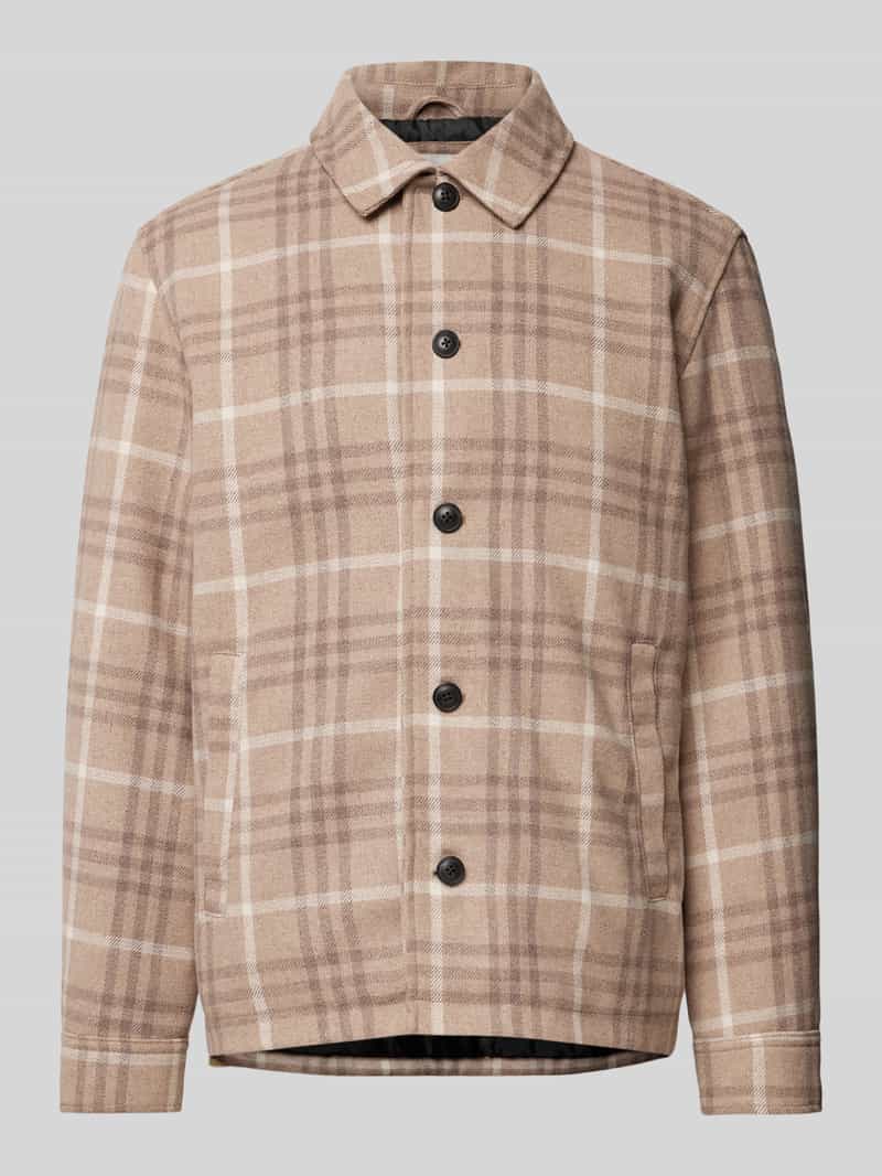 Jack & Jones Premium Regular fit overhemdjack met kentkraag model 'CARTER'