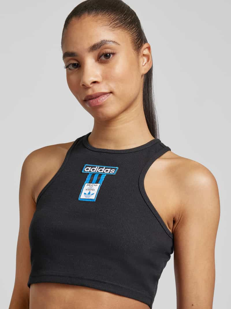 adidas Originals Korte top met labelpatch