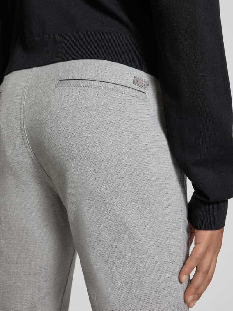 Boss Orange Slim fit chino van katoenmix